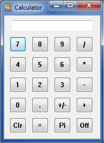 calculator window