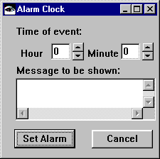 Alarm clock user interface