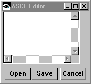 ASCII editor