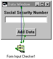 Data application window