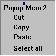 Pop-uo Menu