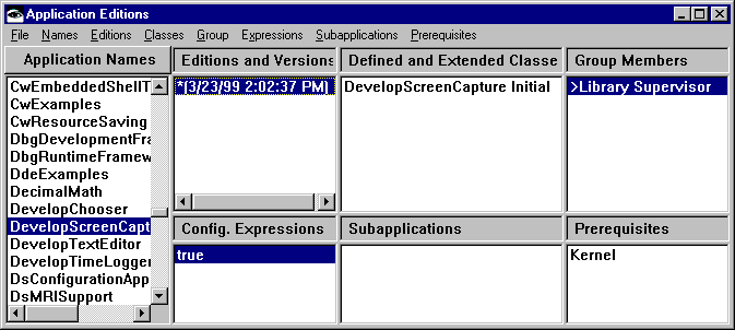 Subapplication expression