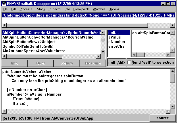 Script debugger Script debugger