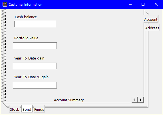 Account page Account page