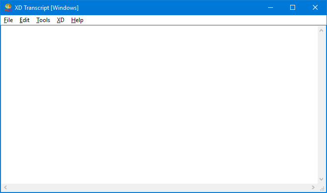 XD Transcript XD Transcript