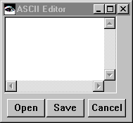 ASCII editor ASCII editor