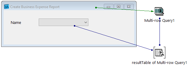Expense reporting app with query Expense reporting app with query
