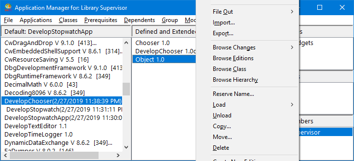 Deleting a class Deleting a class