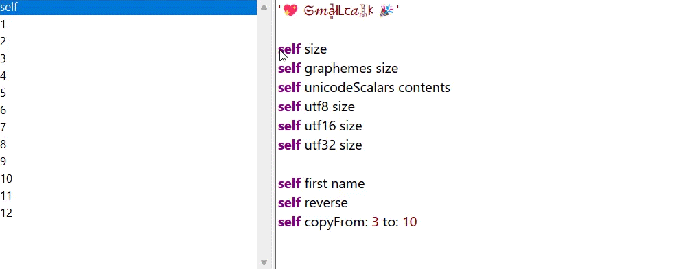 Unicode inspectors in use